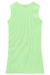 Vestido em Malha Canelada Verde Neon Bolso Frontal - Vic-Vicky - La Mel Modas e Acessórios Kids