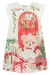 Vestido Infantil em Malha FlyTech Ursinha Natal - Infanti