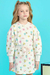 Vestido Infantil ML em Moletom sem Pelúcia Estampado Emoji - Infanti - comprar online