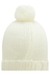 Gorro Touca Infantil em Tricot Gatinho/Corações Bordados Orelhinha Pompom - Kukie - comprar online