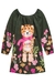 Vestido Infantil em Malha Fresh Estampa Oncinha Winter Flora by Infanti