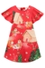 Vestido Infantil em Malha Fresh Bichinhos Natal Festas- Infanti
