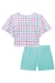 Conjunto Infantil Blusa em Malha Fresh e Shorts em Molevisco Bicho Preguiça - Flora by Infanti - comprar online