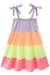 Vestido Infantil Midi em M. Malha Alça Candy Color - Infanti