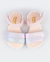 Sandália Infantil Mini Fly Irisada Tie Dye Rosa Iogurte e Colorida - Pampili - loja online