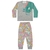 Conjunto Pijama Infantil em Moletom Peluciado Feminino Dinossauro - Elian