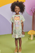 Vestido Infantil em Light Peach Raposinha Winter Alecrim by Kukie - comprar online