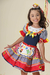 Vestido Festa Junina Infantil Luxo Estampa Exclusiva Pula Fogueira - Fanfarrinha - comprar online