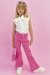 Camisa Infantil Regata em Tricoline Gola Laço Barbie - Infanti - comprar online