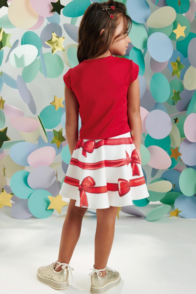 Blusa e saia rodada sales