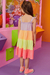 Vestido Infantil Midi em M. Malha Alça Candy Color - Infanti - La Mel Modas e Acessórios Kids