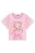 Blusa Infantil em Canelado Mauí Ursinha Delicada Manga em Tule - Kukiê