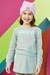 Conjunto Infantil Blusão Boxy ML e Shorts Saia em Molecotton Happy Girl - Infanti - comprar online