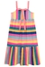 Vestido Infantil Midi em Malha Fresh Listras Colorido - Infanti na internet