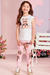 Conjunto Infantil Blusa em Cotton e legging FlyTech Dog Delicado - Infanti