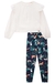 Conjunto Infantil Blusa em Cotton Rustico e Calça Jogger em Malha Estampada Floresta Flora - By Infanti