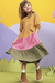Vestido Infantil Midi em Malha Wave Três Marias - Kukie - comprar online