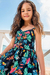 Vestido Infantil Alça em Viscose Estampa Floral Tucano Marinho - Flora by Infanti - comprar online
