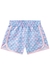 Shorts Infantil em Nylon Estampado Lilás - Kukie