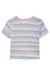 Blusa Infantil Boxy em Canelado Listrado Franzido - Kukie - comprar online