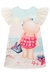 Vestido Infantil em Fly Tech Ursinha na Praia Manga Babadinha Princess by Infanti na internet