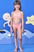 Biquíni Infantil em Malha com Proteção UV 50+ Mermaid Aplique de Miçanga- Kukiê - comprar online