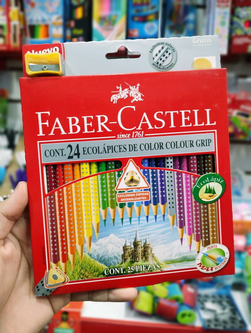 Lápices de Colores Faber Castell Ecolápices con Sacapunta