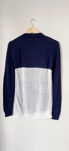4153 Sweater Azul/Blanco T.U (1) en internet