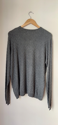 4124 Sweater Zara Gris T.L - cazabreva