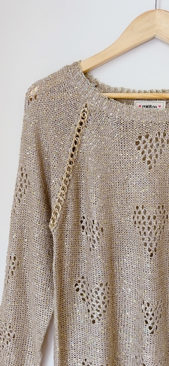 4298 Sweater Dorado T.U (2) - comprar online