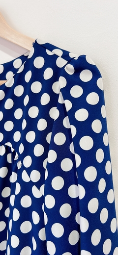 3919 Vestido Zara Azul T.M - comprar online