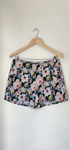 Art.5483 Short Koxis Negro flores TL