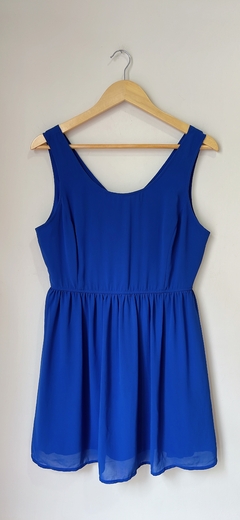 4462 Vestido Forver 21 Azul T.M