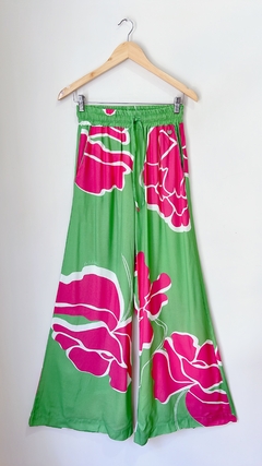 Art.9048 Palazzo Melocotón Verde/Fucsia TS amplio