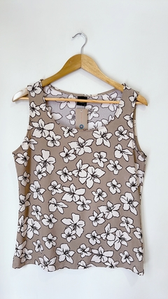 Art.8770 Musculosa Visón Flores TL