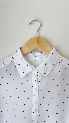 Art.8656 Camisa Blanco/Negro TU(6) - comprar online