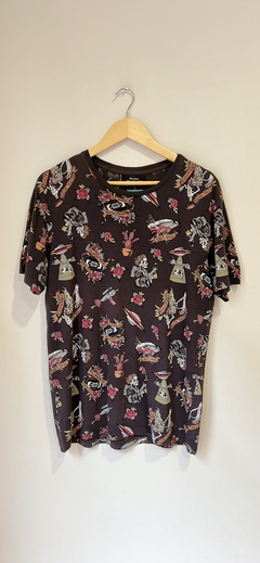 Art.7625 Remera Bershka Chocolate TM