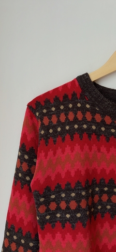 Art.6158 Sweater guardas Chocolate/Rojo TU (1) - comprar online
