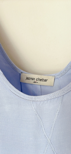 4629 Vestido Jazmín Chebar Celeste T.1 - tienda online