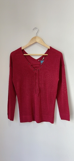 Art.5963 Sweater Rojo lúrex T1