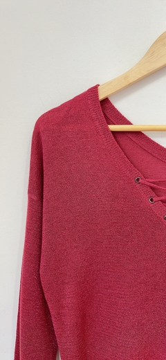 Art.5963 Sweater Rojo lúrex T1 - comprar online