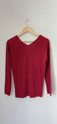 Art.5963 Sweater Rojo lúrex T1 en internet