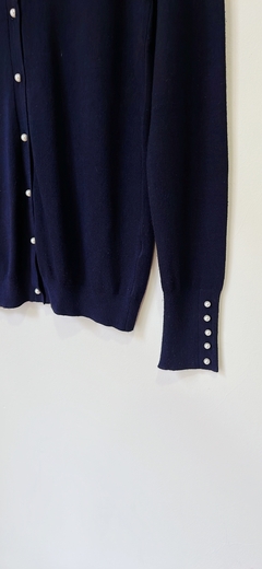 4778 Cardigan Zara Azul Marino T.M - comprar online