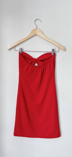Art.6251 Vestido strapless Rojo TXS en internet