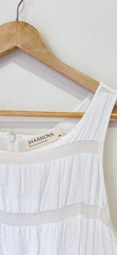 4832 Vestido Markova Blanco T.L - comprar online