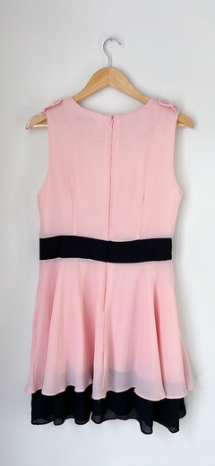 5017 Vestido Rosa/Negro T.2 - comprar online