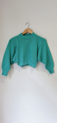 Art.6562 Sweater crop Aguamarina TU (1)