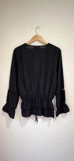 Art.8385 Blusa Negro T2 amplio - cazabreva