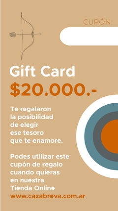 20000 GIFT CARD VIRTUAL $20.000.-
