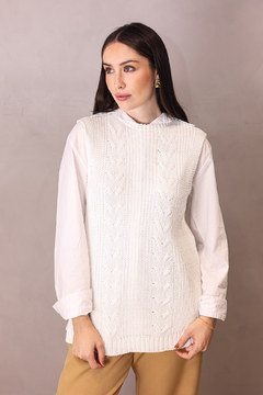 TRICOT COLETE TRAMAS BRANCO